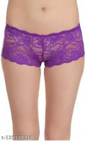 Net Briefs for Women (Purple, 6XL)