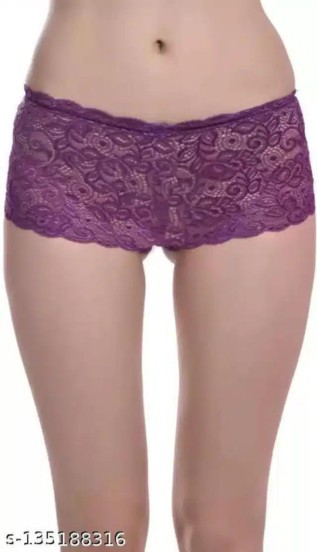 Net Briefs for Women (Purple, 10XL)