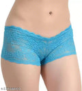 Net Briefs for Women (Aqua Blue, XXS)